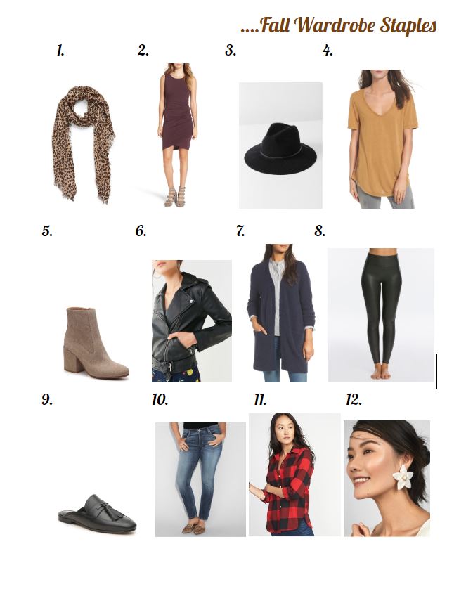 Seasonal Shopping Tips + 12 Fall Wardrobe Staples
